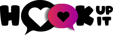 HookUpIt home, Online Dating Site, Company Name Logo